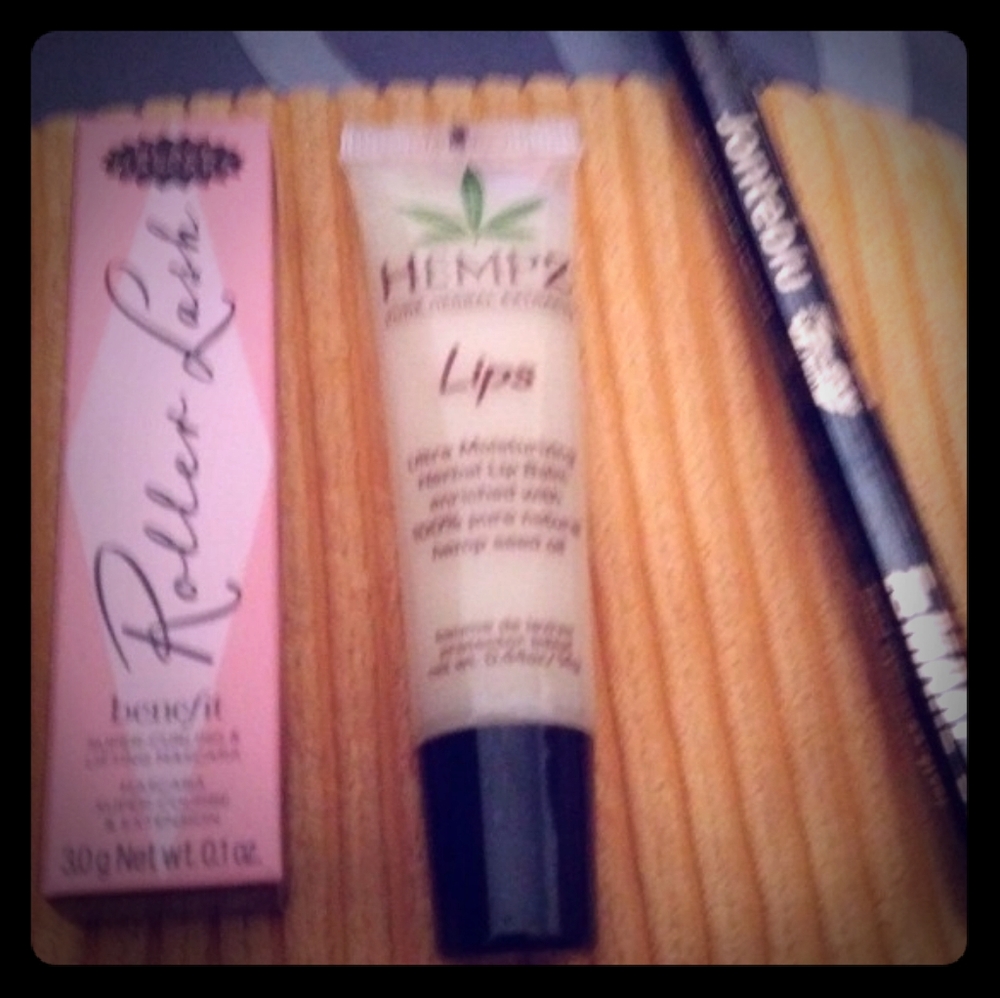 A trio of makeup- Benefit, Hempz & Jonteblu